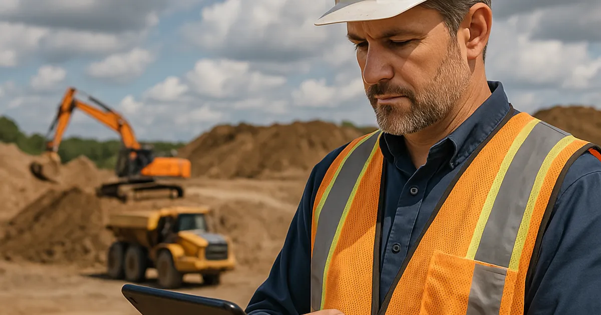 Cloud-Based Project Management for Earthwork Contractors - DirtMatch blog hero image about earthwork and construction