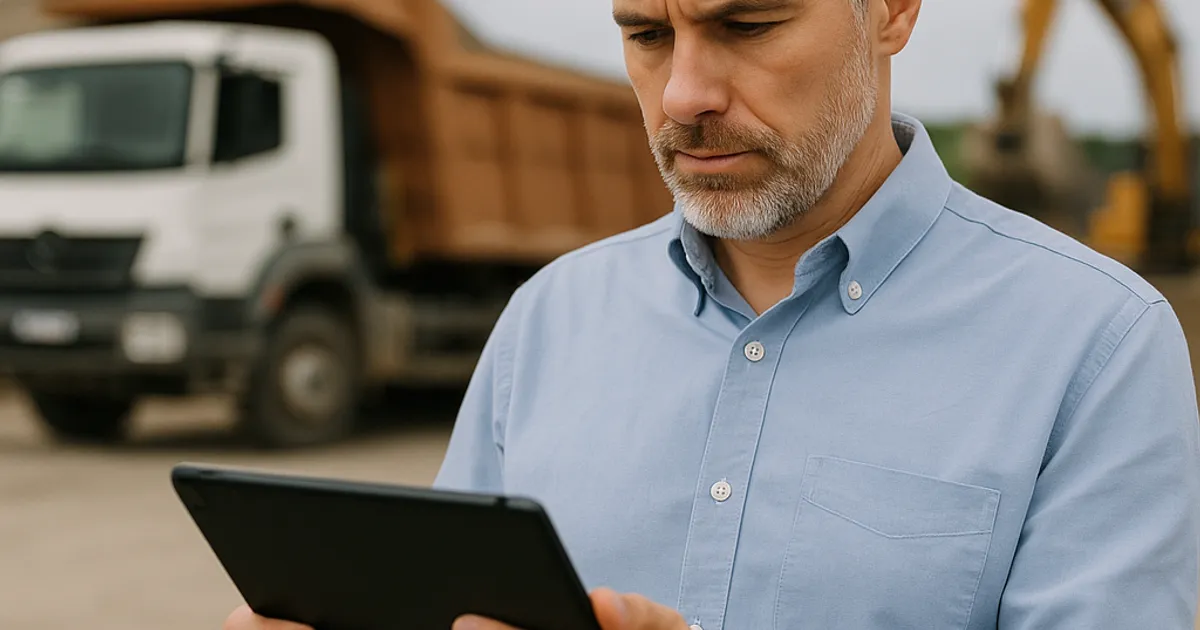 Electronic Ticketing Systems for Hauling Operations in 2026 - DirtMatch blog hero image about earthwork and construction