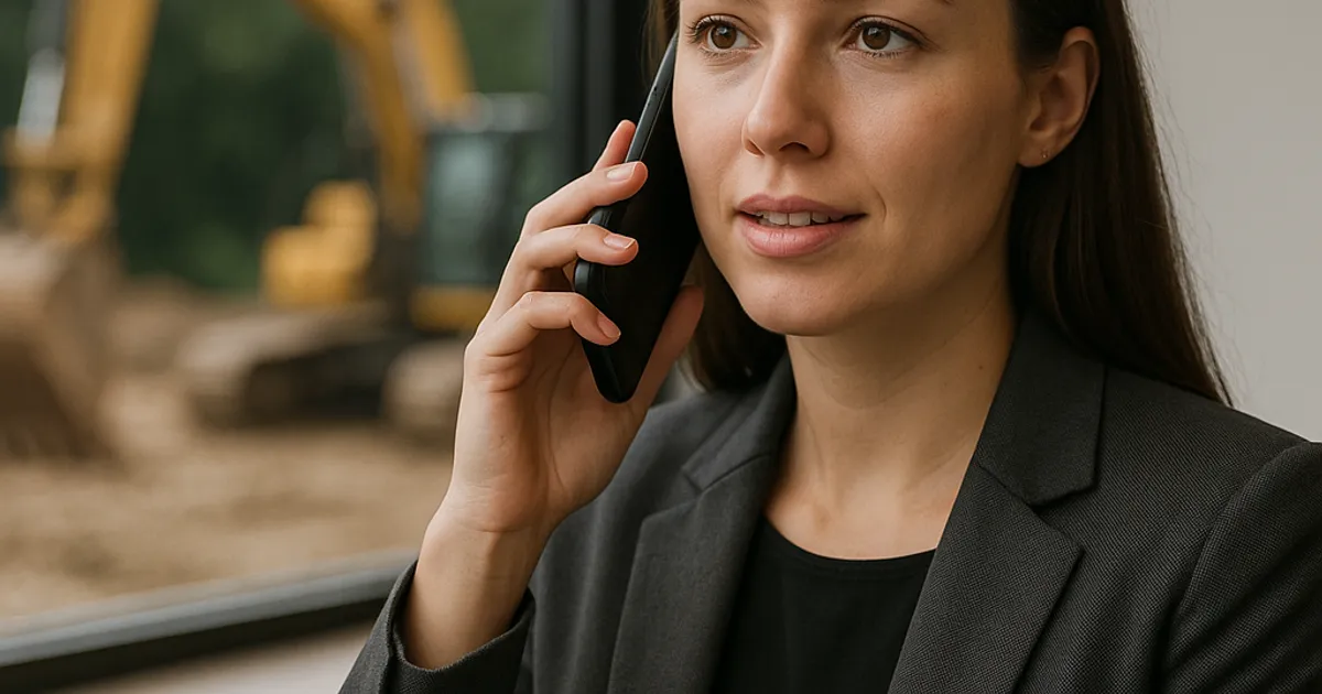 How to Cold Call General Contractors for Dirt Work - DirtMatch blog hero image about earthwork and construction