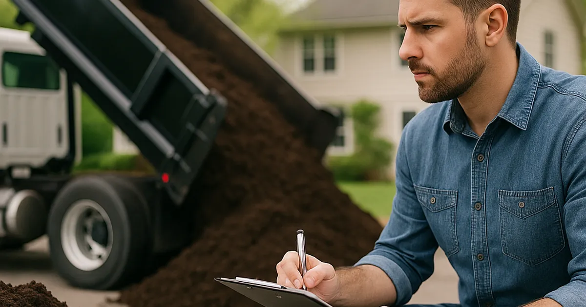 How to Price Topsoil Delivery Jobs for Maximum Margin - DirtMatch blog hero image about earthwork and construction