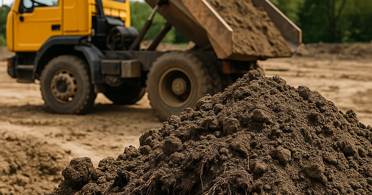 Organic Matter in Fill Dirt: Why It Fails Under Load - DirtMatch blog hero image about earthwork and construction