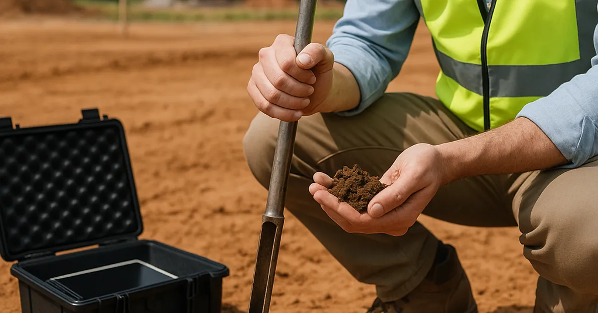 Soil Testing Requirements Before Fill in Texas (2026) - DirtMatch blog hero image about earthwork and construction