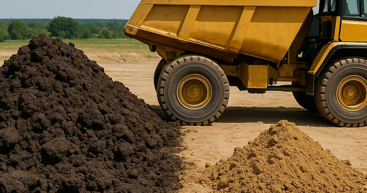 Wet Soil vs. Dry Soil: How Moisture Affects Haul Weights - DirtMatch blog hero image about earthwork and construction