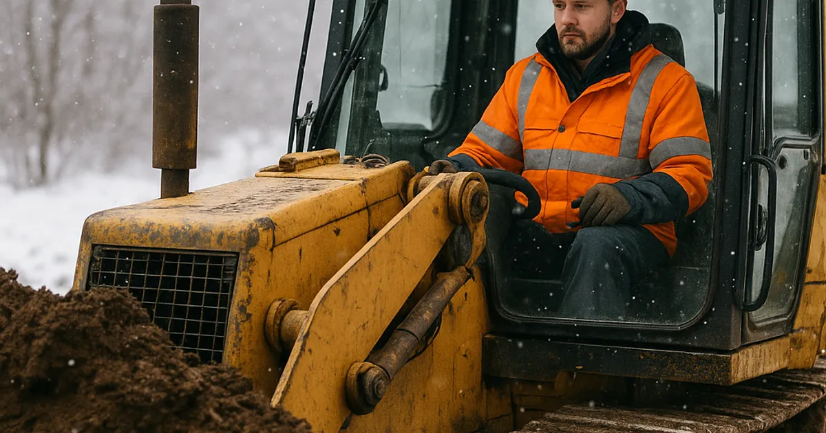 Winter Earthwork: Keep Dirt Jobs Moving in Cold Weather - DirtMatch blog hero image about earthwork and construction